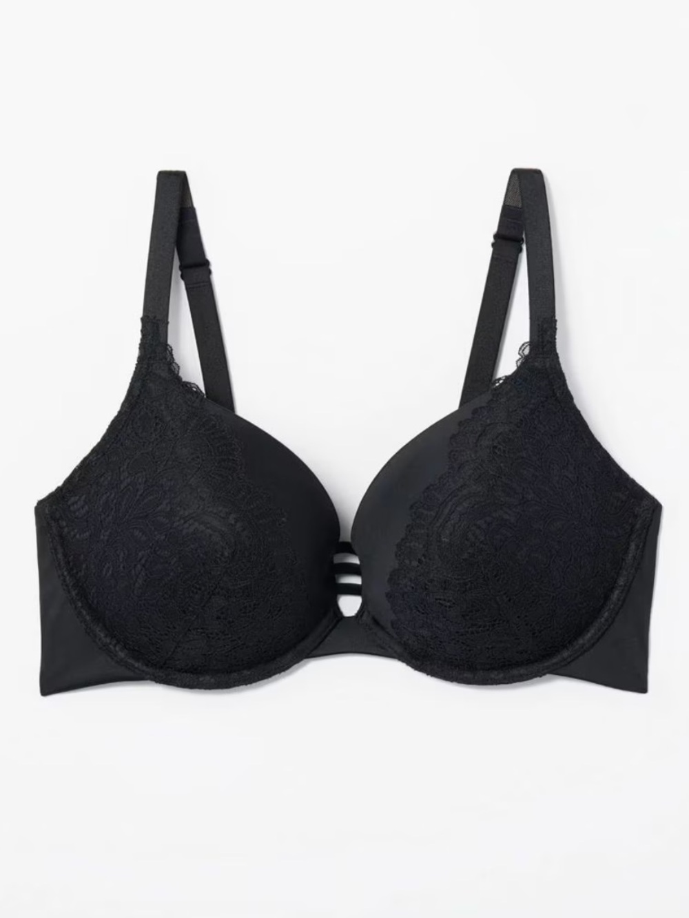 Soma STUNNING Push-up Plunge Bra with Lace Sz 34H